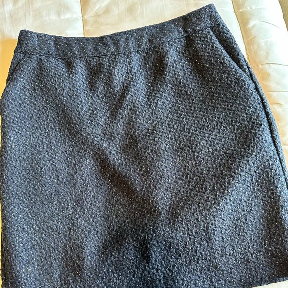 Merona Navy Business Skirt - Picture 1 of 2